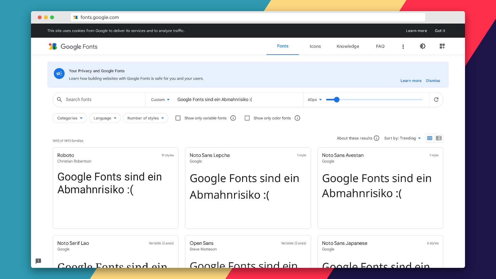 Google Fonts bei Shopify lokal einbinden